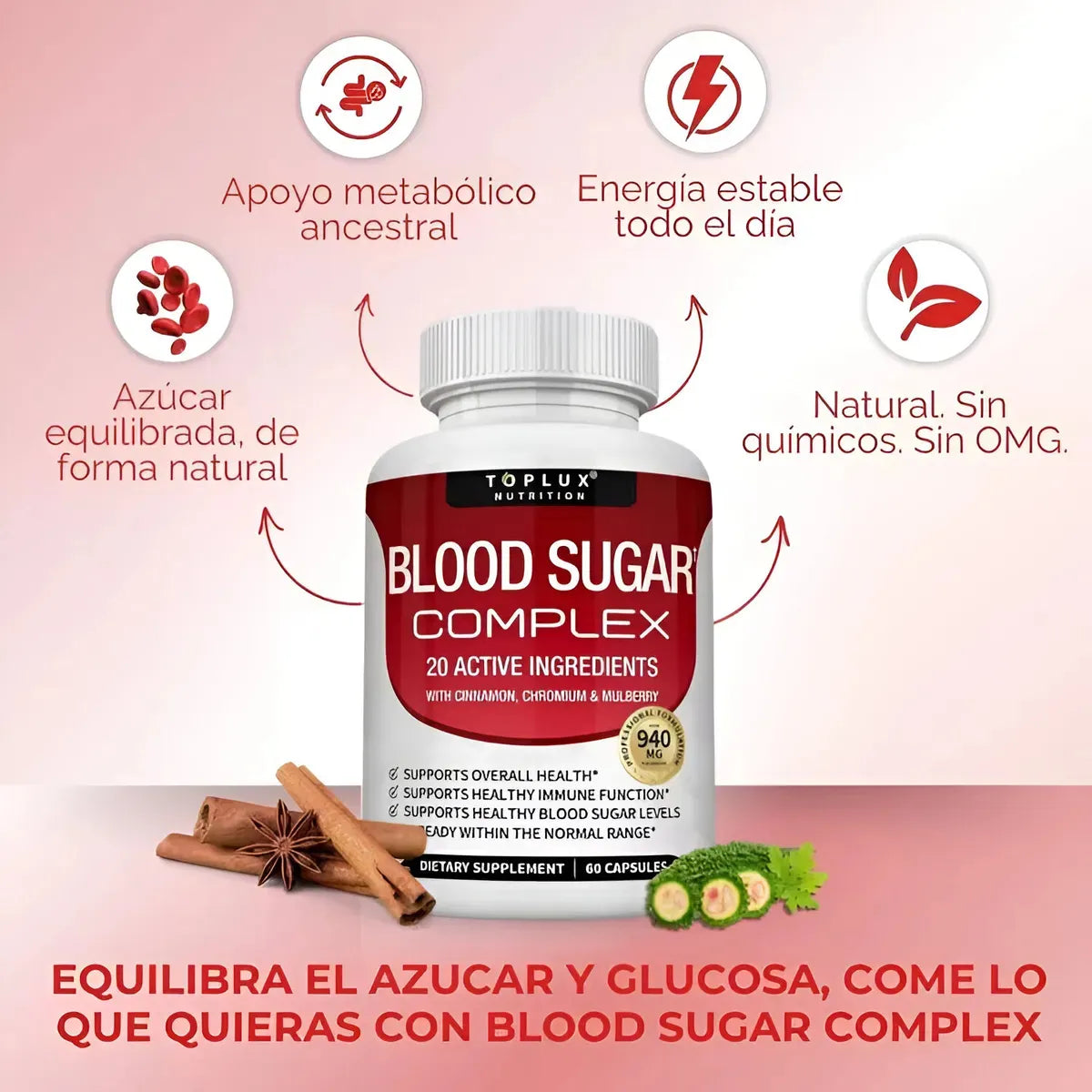 Blood Sugar Complex #1 Tendencia Suplementos