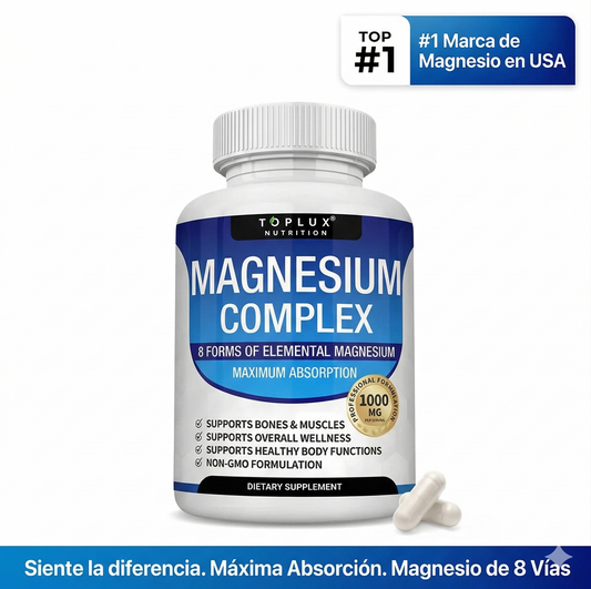 Magnesio Complex 8 en 1 - Tendencia #1 en Suplementos