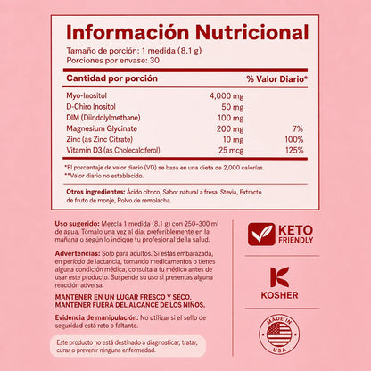 Inositol Complex - Fórmula Completa– | Preparación para la Maternidad (243g)
