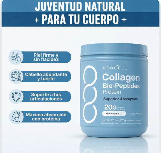 Colágeno Hidrolizado (567 g) - Con Proteína y Biopéptidos - Alta absorción 20g por Toma